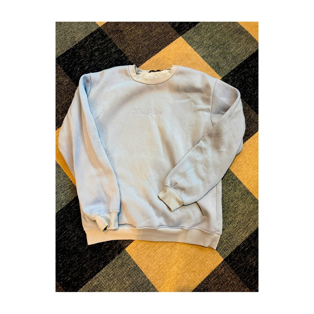 Light Blue Lonely Ghost Limited edition Pickle Ball Crewneck SZ M